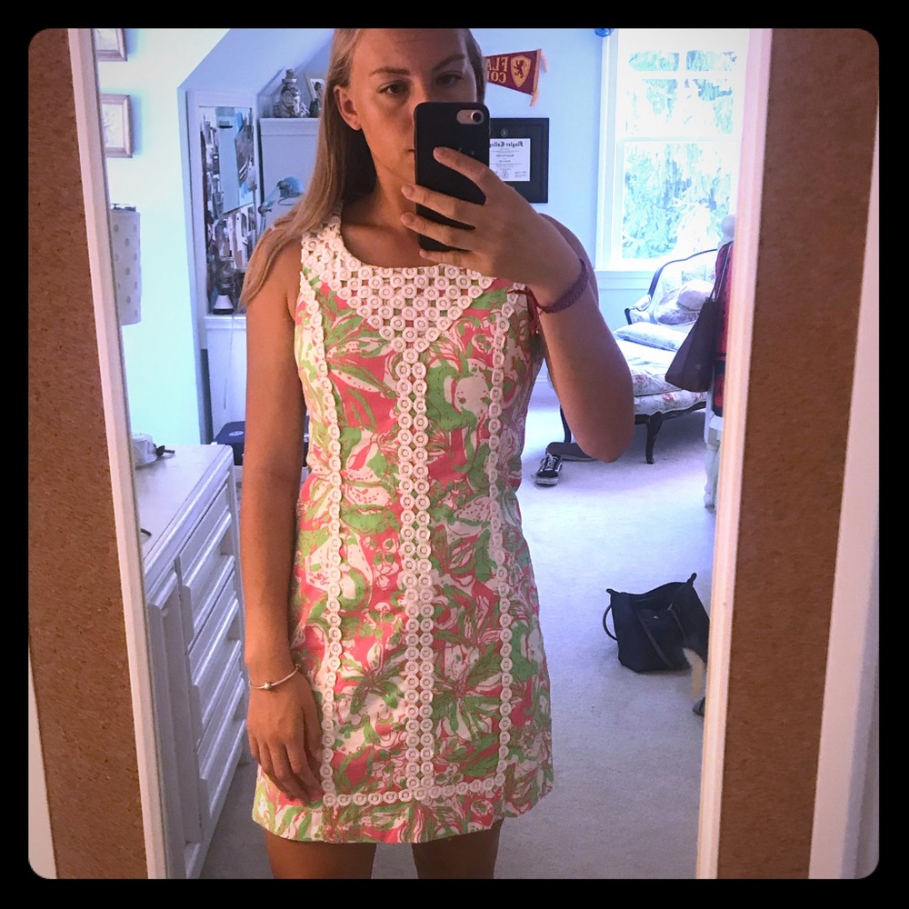 Pink & Green Lilly Pulitzer Dress
